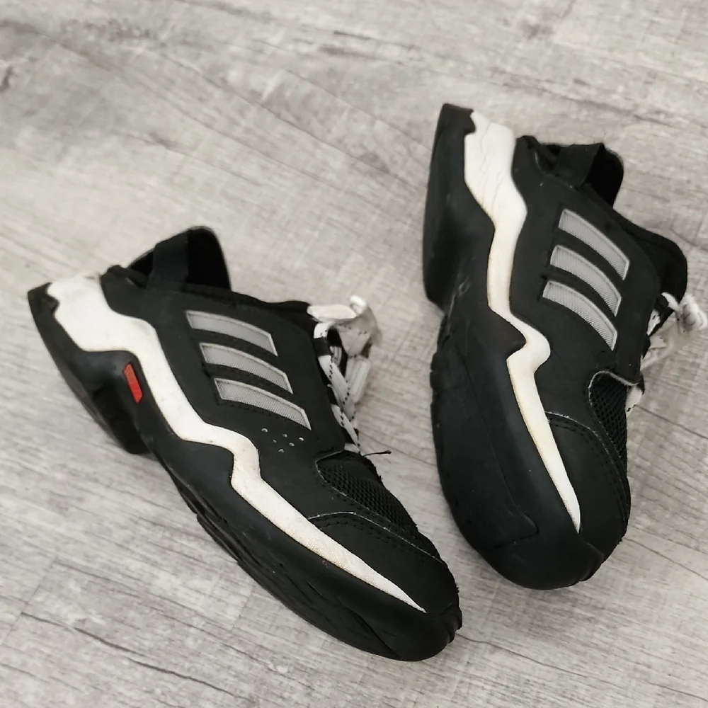Adidas Black and White Athletic Shoes - Picture 3 of 5